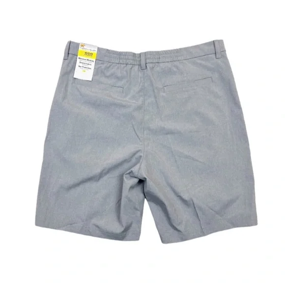 NWT Nicklaus Golf Shorts Heather Gray Elastic Drawstring Size 38 - Picture 5 of 8